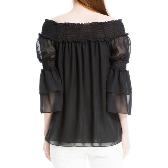 MAX STUDIO OFF SHOULDER PEASANT BLOUSE ❤️IN STORES❤️ - Picture 2 of 2